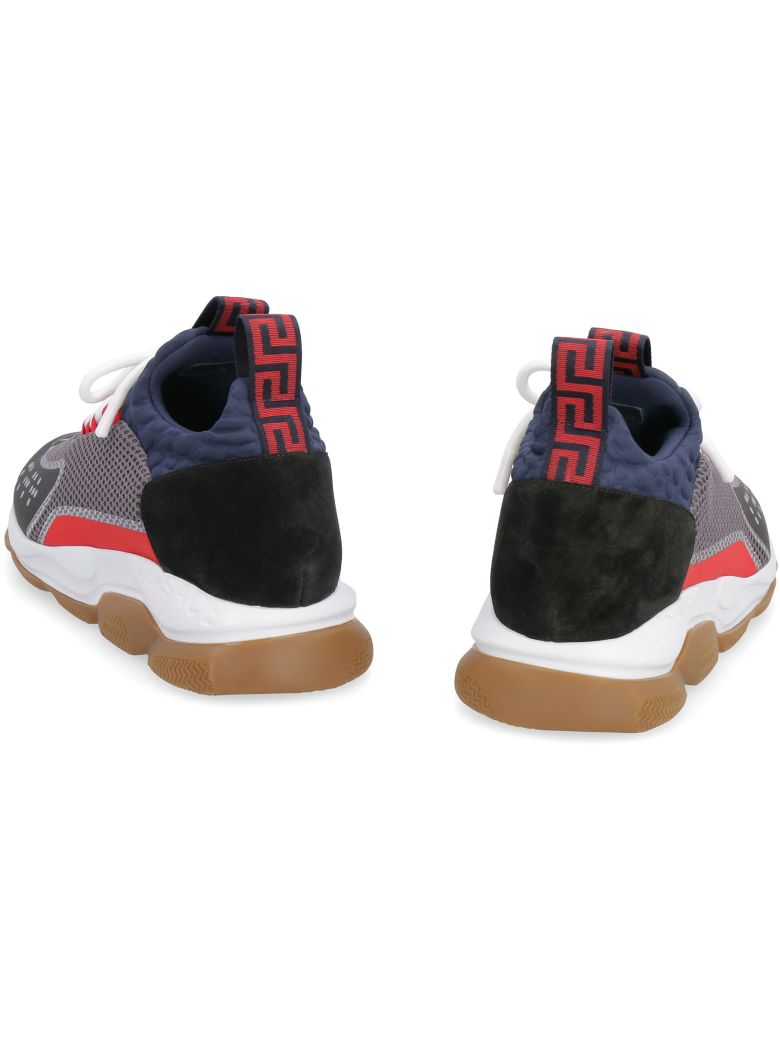 VERSACE CROSS CHAINER SNEAKERS,10988442