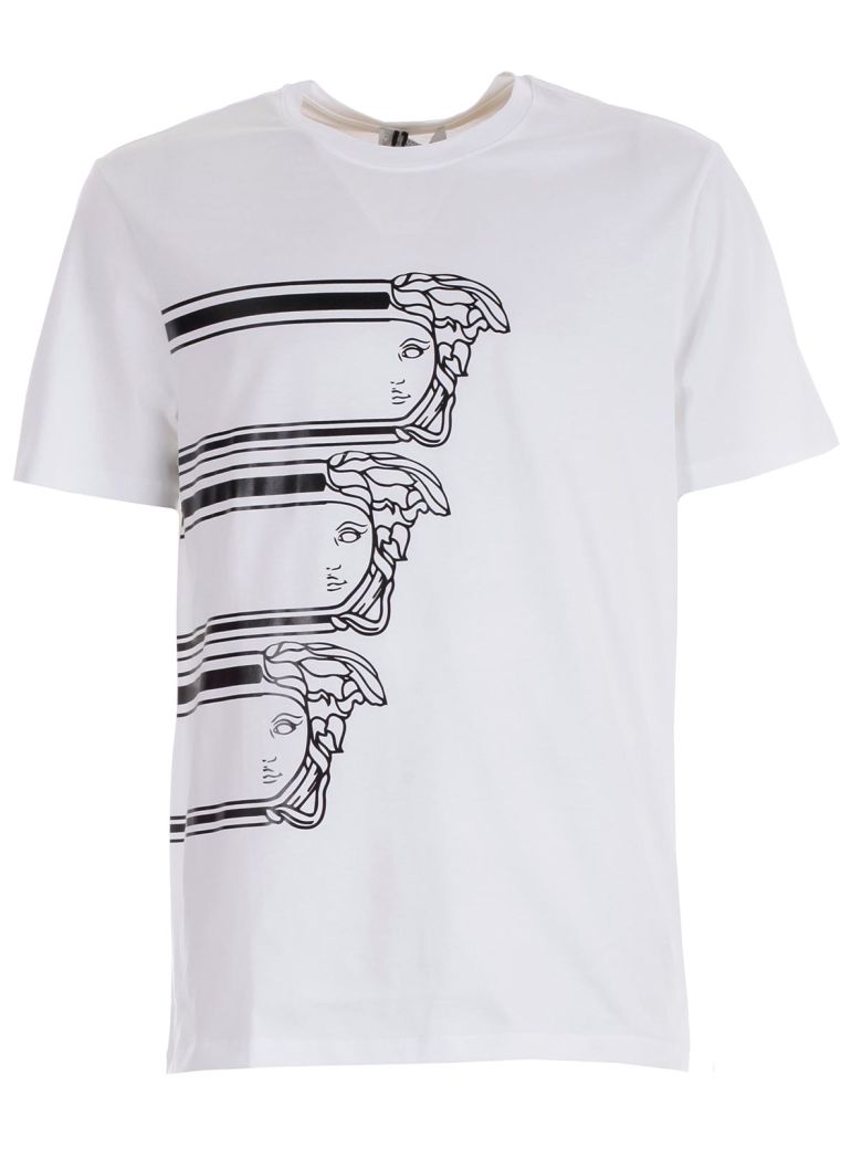 Versace Collection Versace Collection Half Medusa Logo T-shirt - White ...