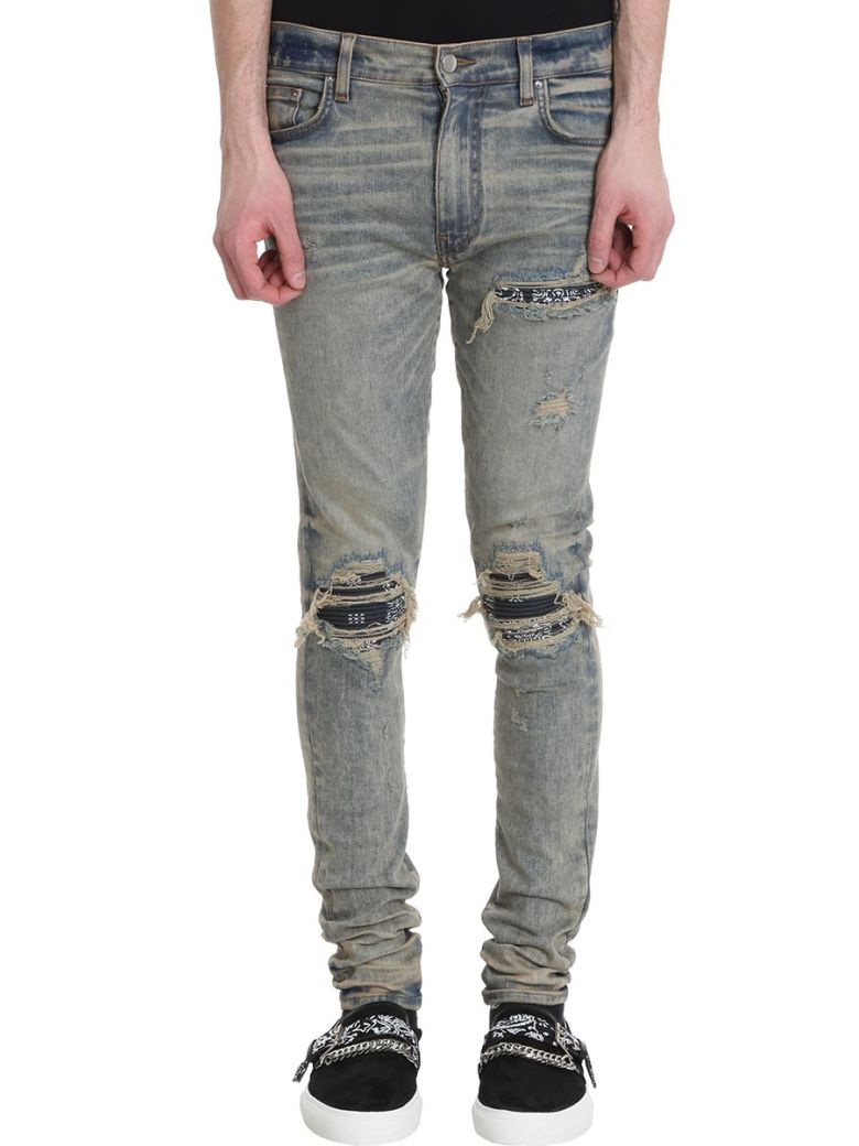 AMIRI AMIRI Mx1 Blue Denim Jeans - Beige - 10889284 | italist