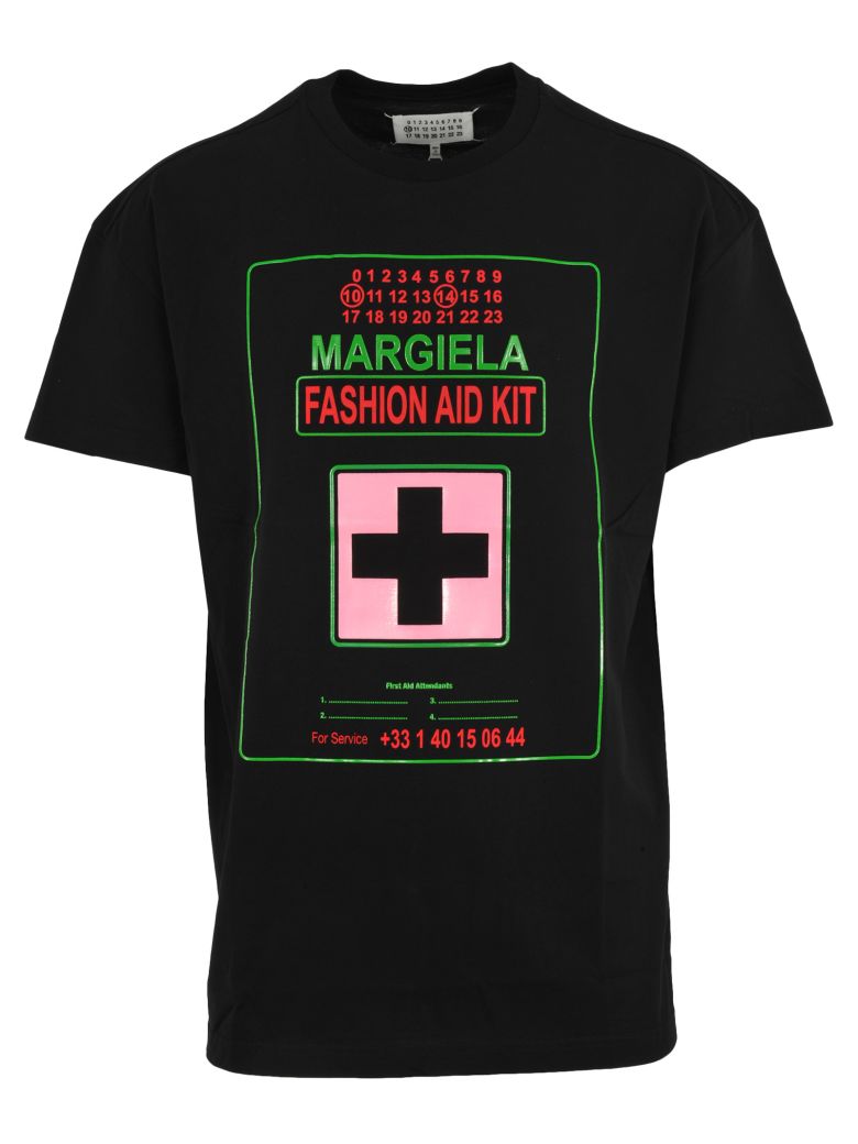 MAISON MARGIELA MARTIN MARGIELA FASHION AID KIT PRINT T-SHIRT,11001197