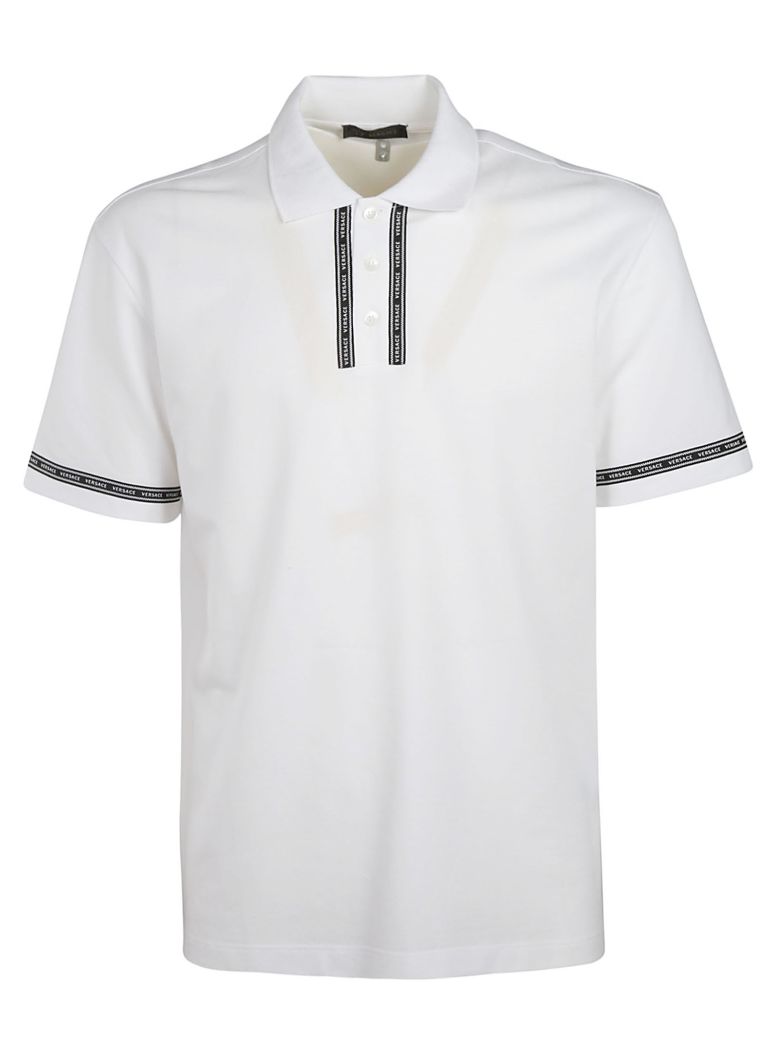 versace white polo t shirt