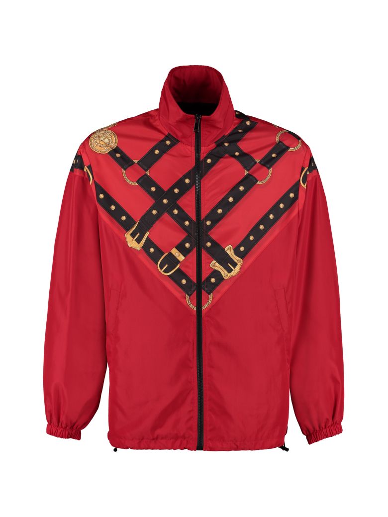 VERSACE PRINTED WINDBREAKER,10981816