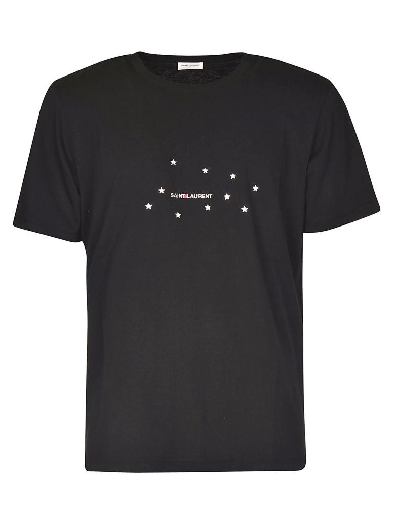SAINT LAURENT LOGO PRINT T-SHIRT,11002983