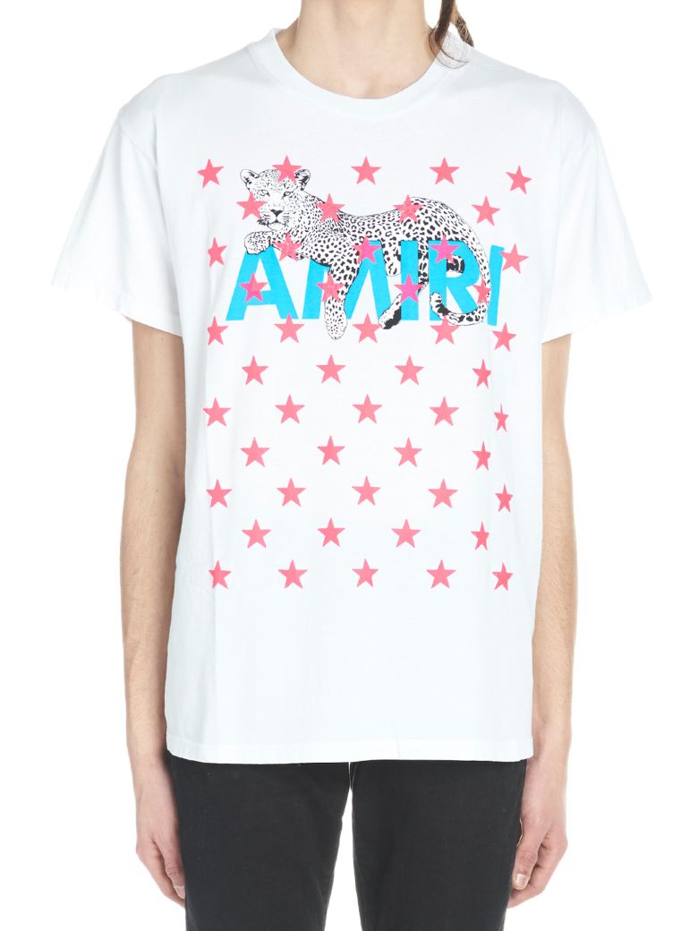 AMIRI Amiri 'leopard' T-shirt - White - 10813042 | italist
