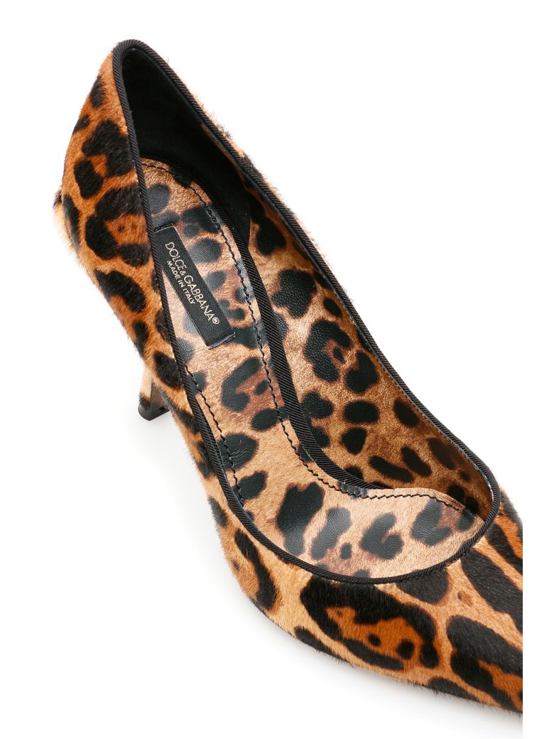 DOLCE & GABBANA ANIMALIER LORY PUMPS,10998867