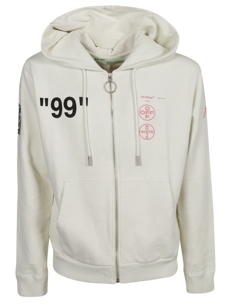 off white hoodie size