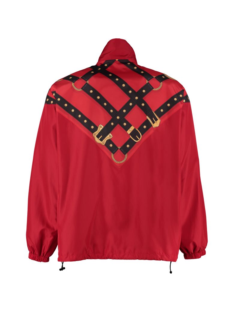 VERSACE PRINTED WINDBREAKER,10981816