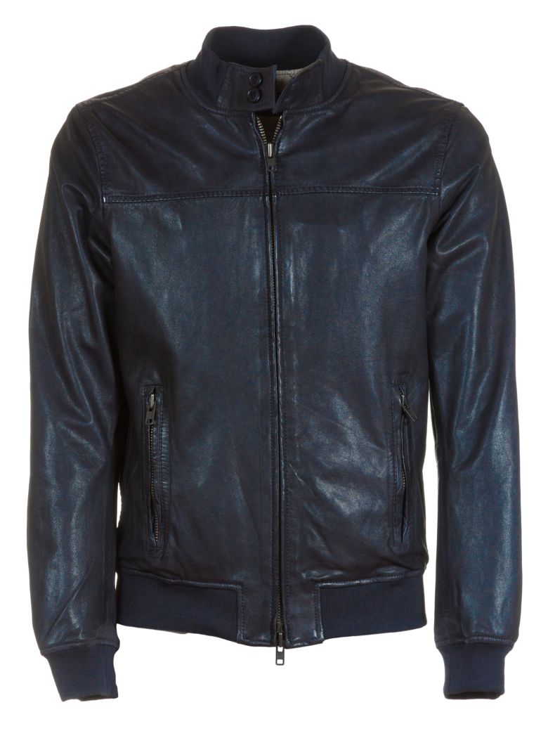 Bully Bully Classic Leather Jacket - Black - 10578881 | italist