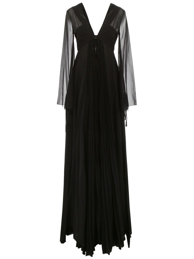 Capucci Capucci Long Pleated Dress - BLACK|Nero - 10679533 | italist