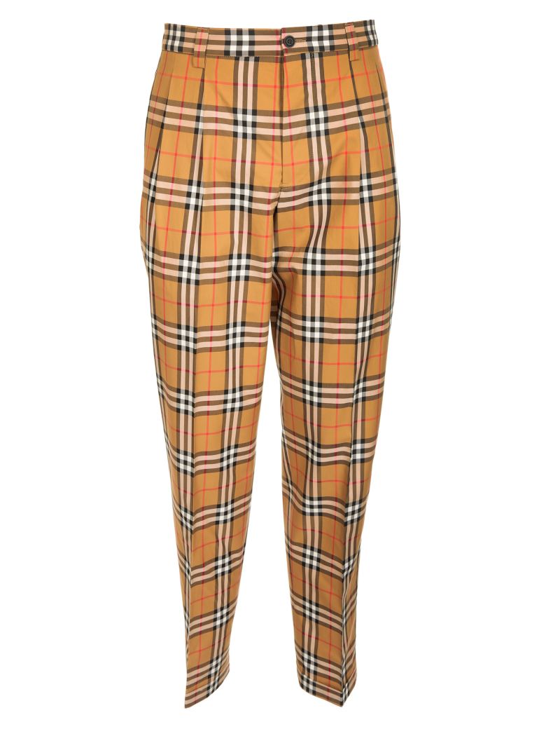 Burberry Burberry Classic Check Print Tailored Trousers - 10695129 ...
