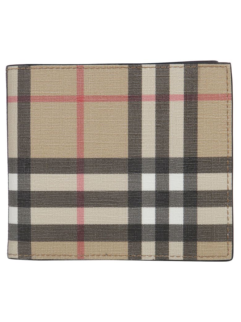BURBERRY CHECK WALLET,11071831