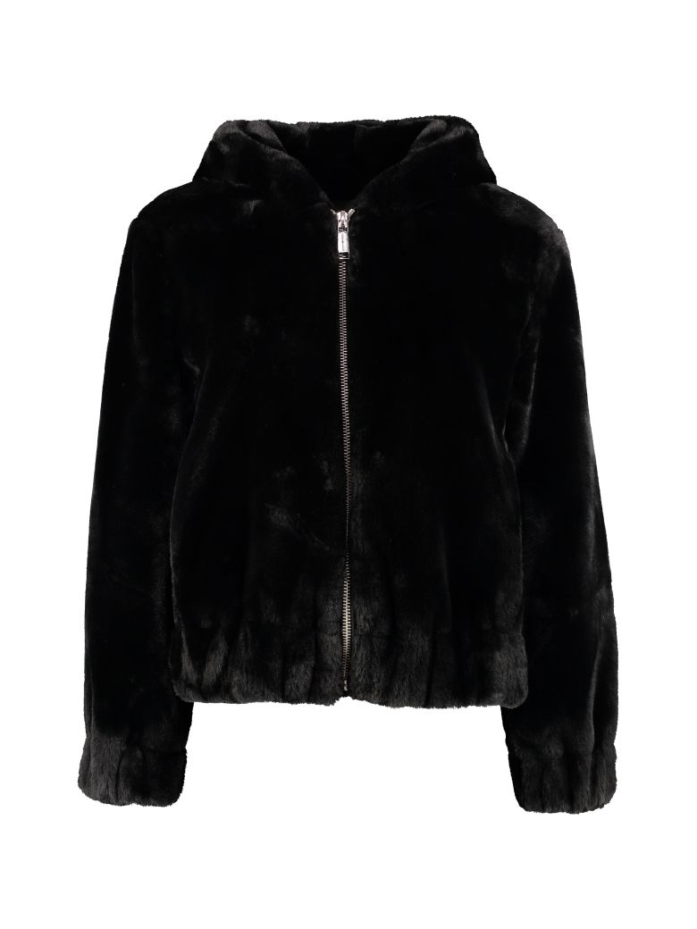 michael kors coats black