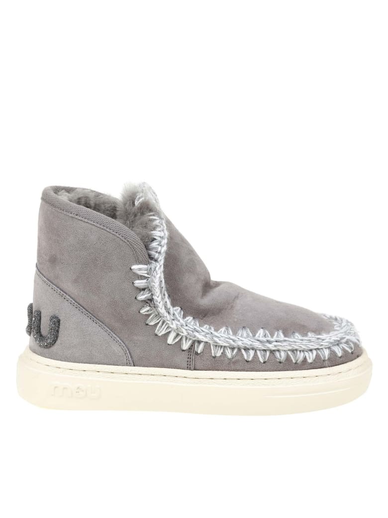 Mou Sneakers Eskimo In Gray Suede - GREY