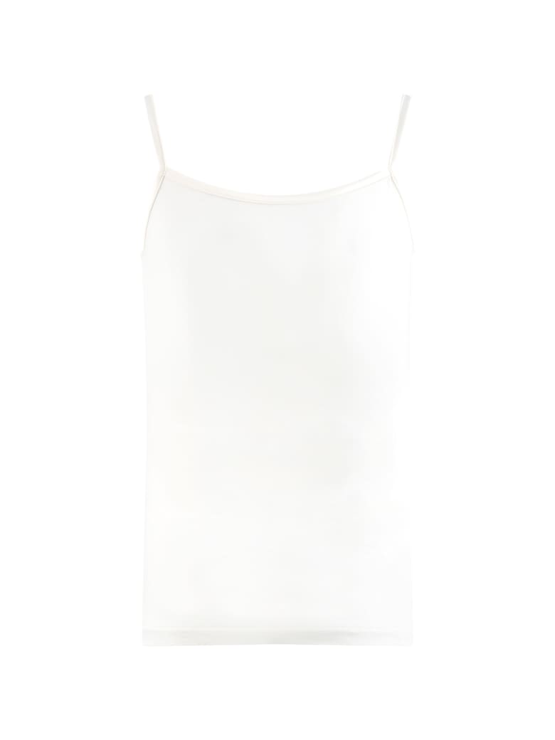 La Perla Ivory Tank Top For Girl - Ivory