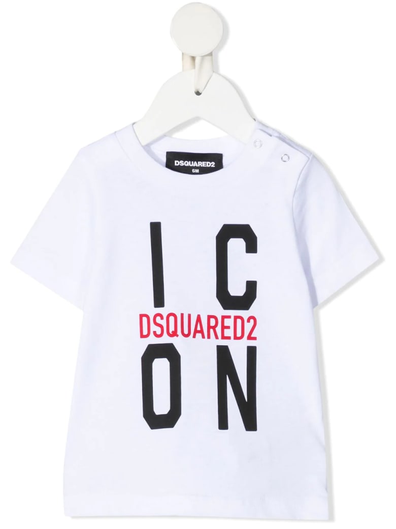 Dsquared2 Newborn White D2kids Icon T-shirt