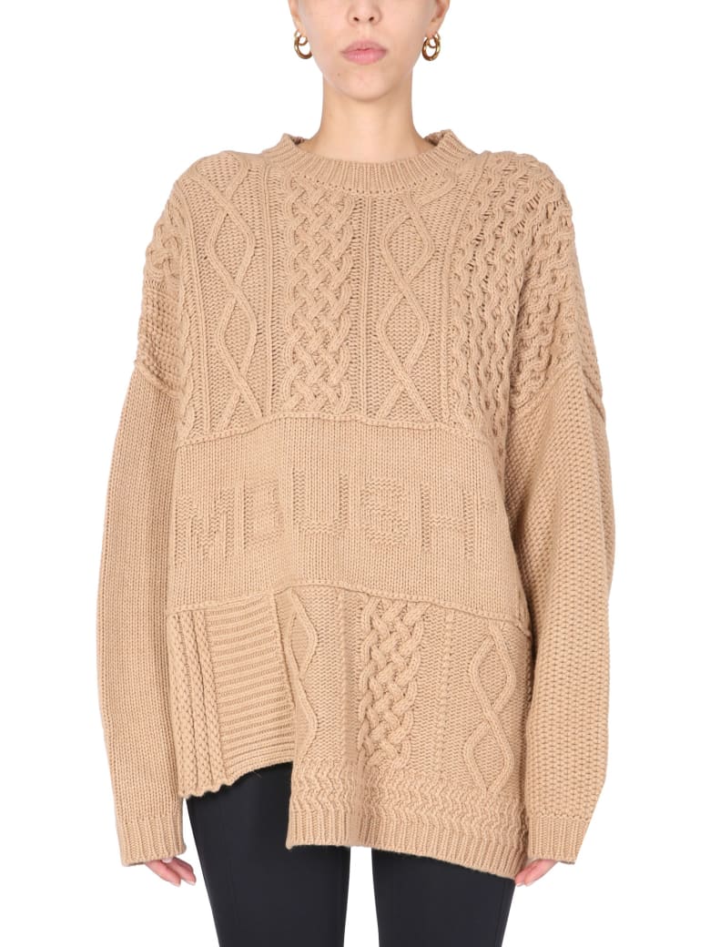AMBUSH Crew Neck Sweater - NATURAL
