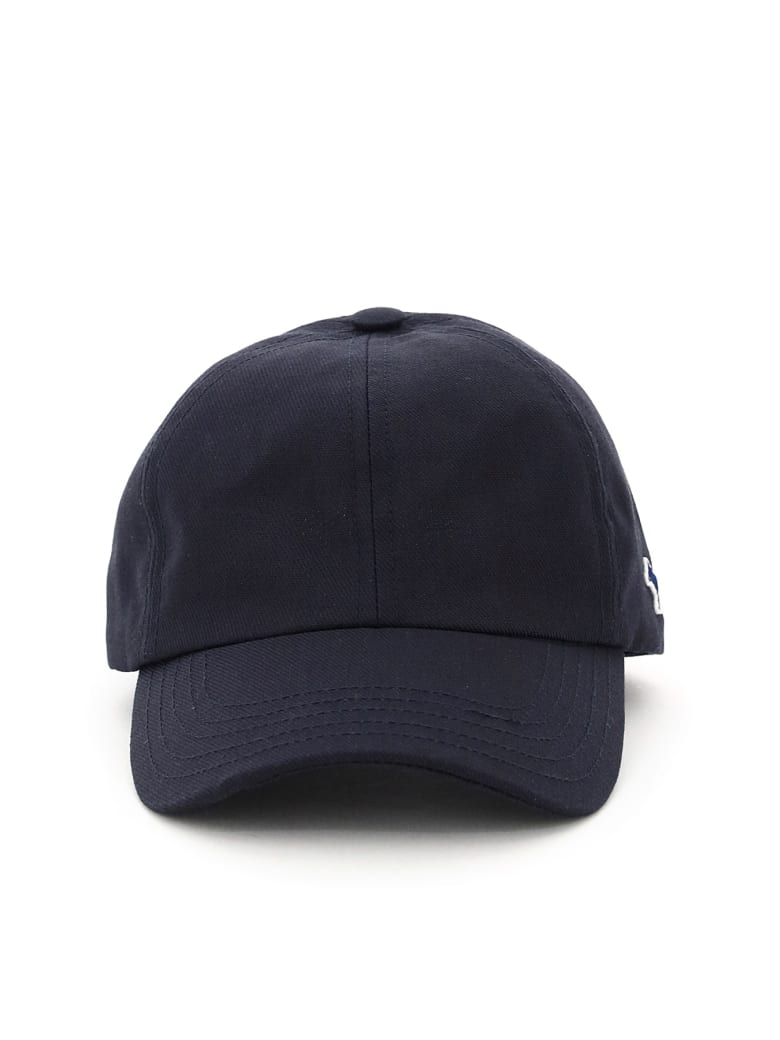 Maison Kitsuné Baseball Cap Tricolor Fox Patch - NAVY (Blue)