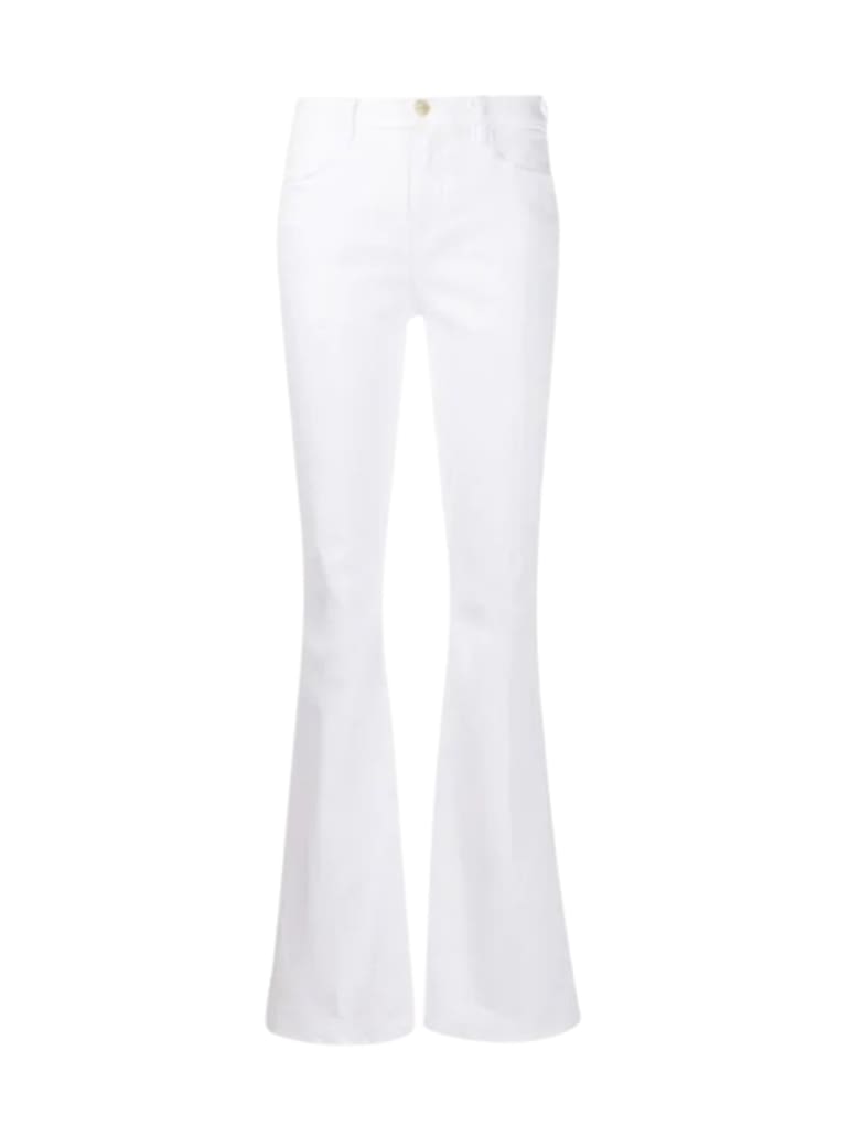 Frame Le High Flare Jean - Blanc Blanc