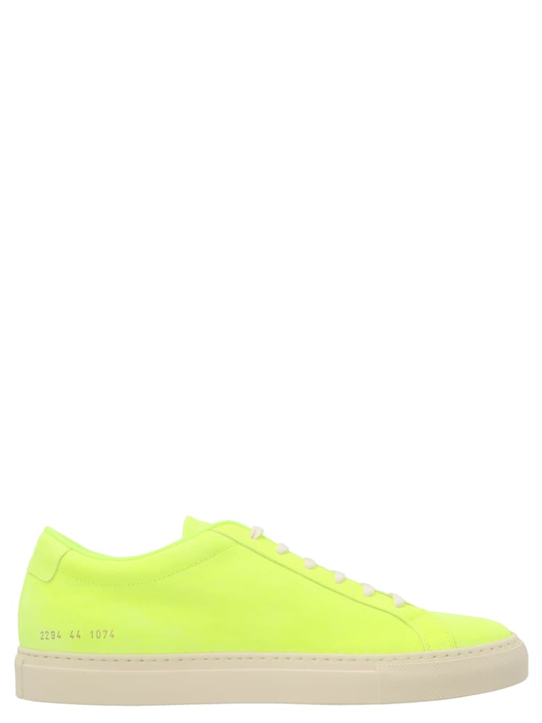 Common Projects 'achilles Fluo' Shoes - Giallo