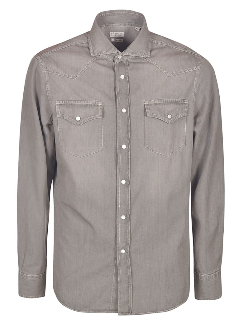 Brunello Cucinelli Exposed Stitch Shirt