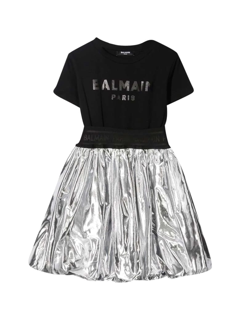 Balmain Black Dress Teen - Nero