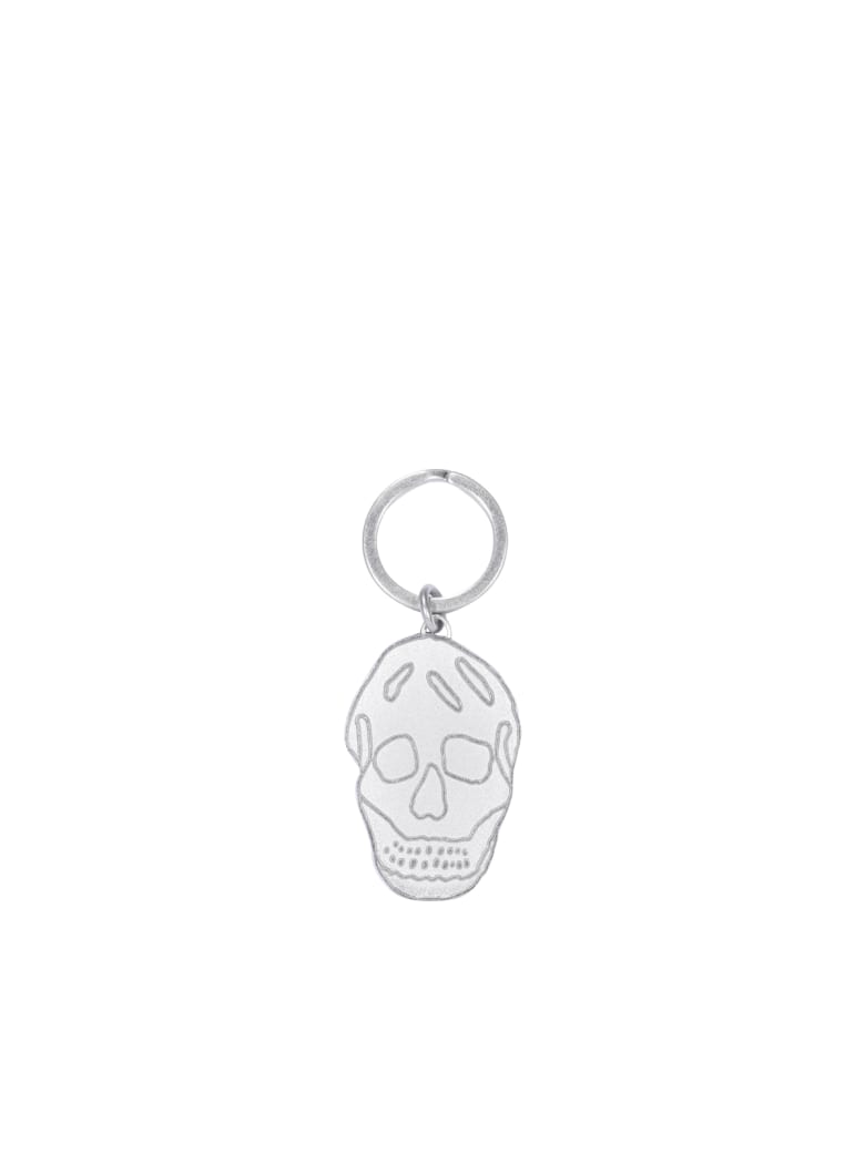 Alexander McQueen Skull Keyring - Silver