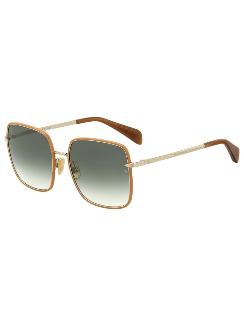 Rag & Bone RNB1032/S Sunglasses - K Brown Gold
