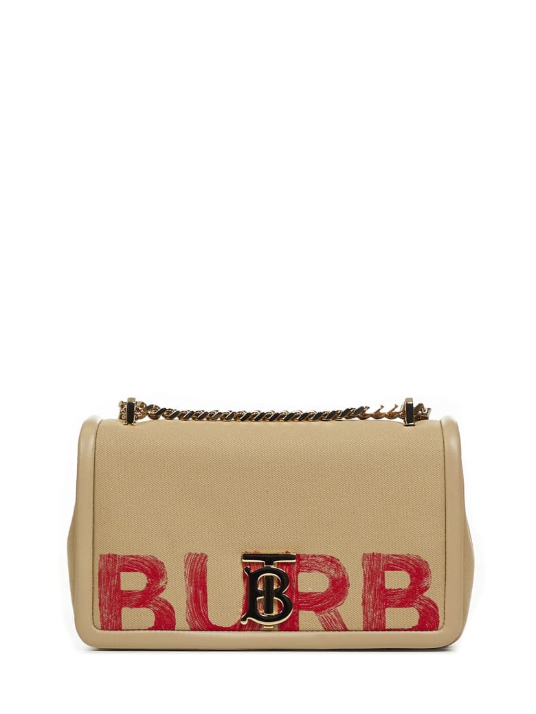 Burberry Lola Small Shoulder Bag - Beige