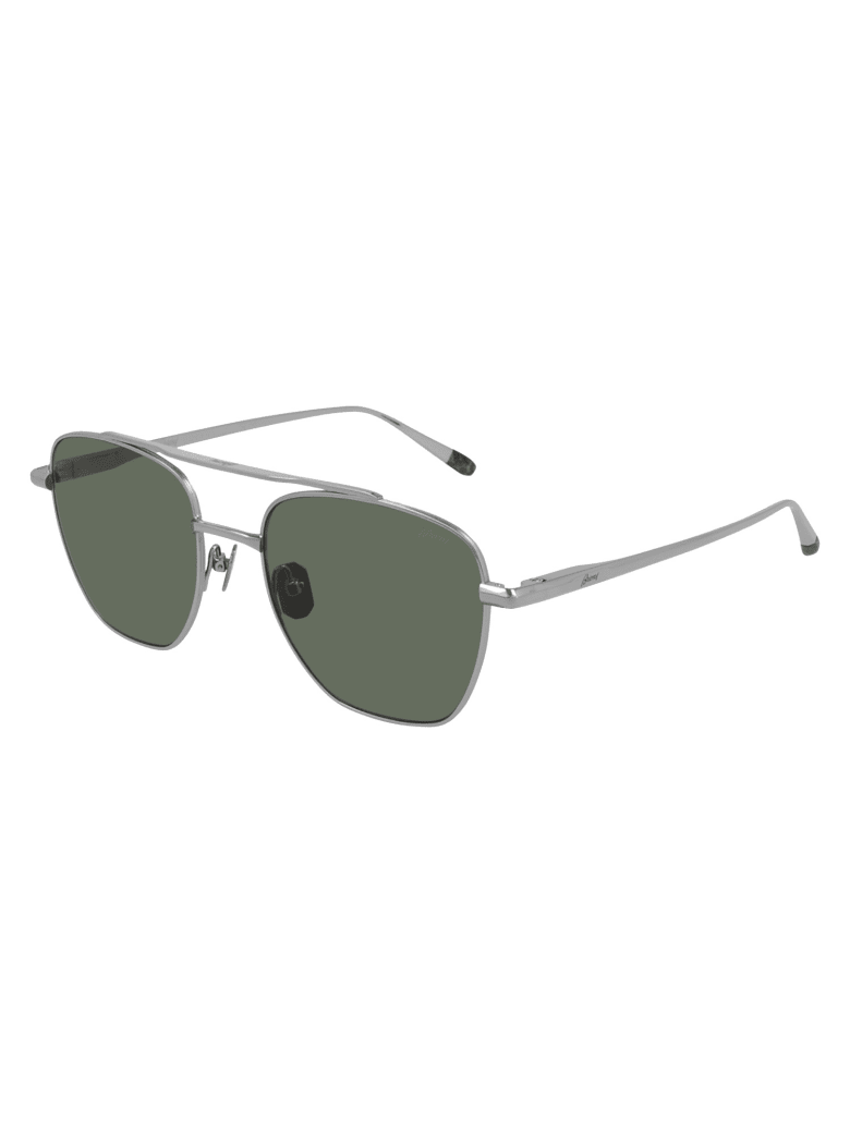 Brioni BR0089S Sunglasses - Silver Silver Green