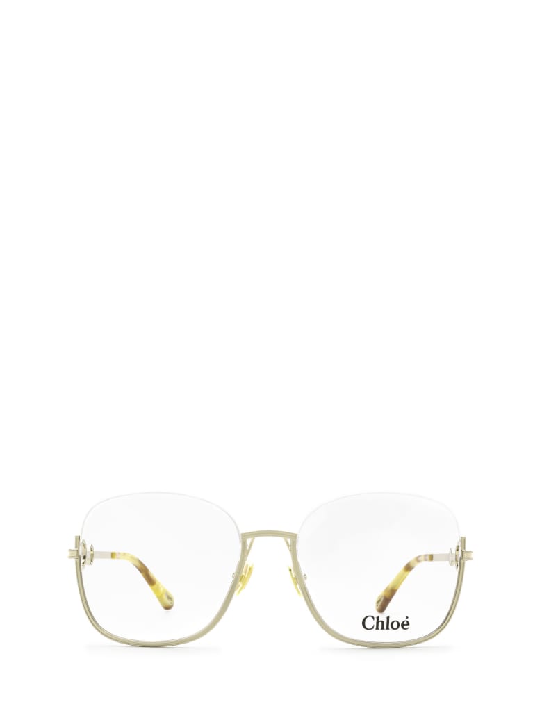 chloe gold glasses