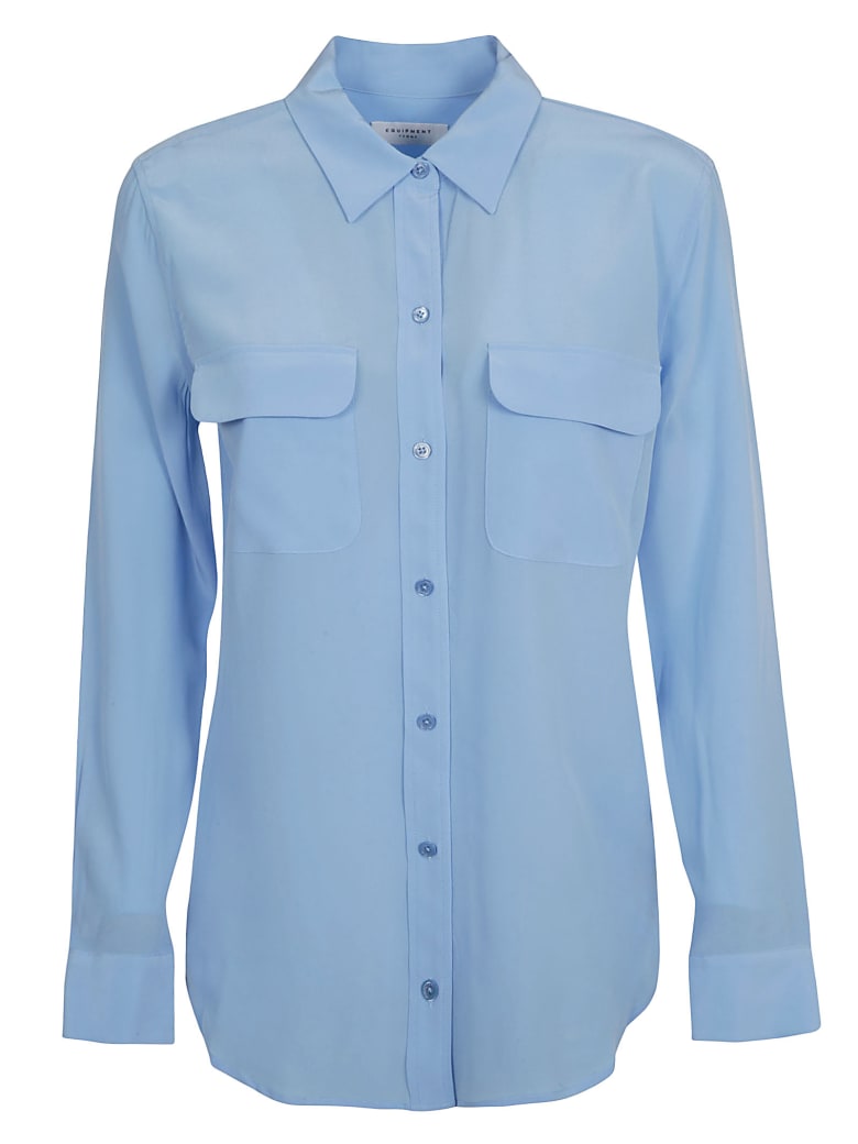 Equipment Double Front Pocket Shirt - Garconne Blue