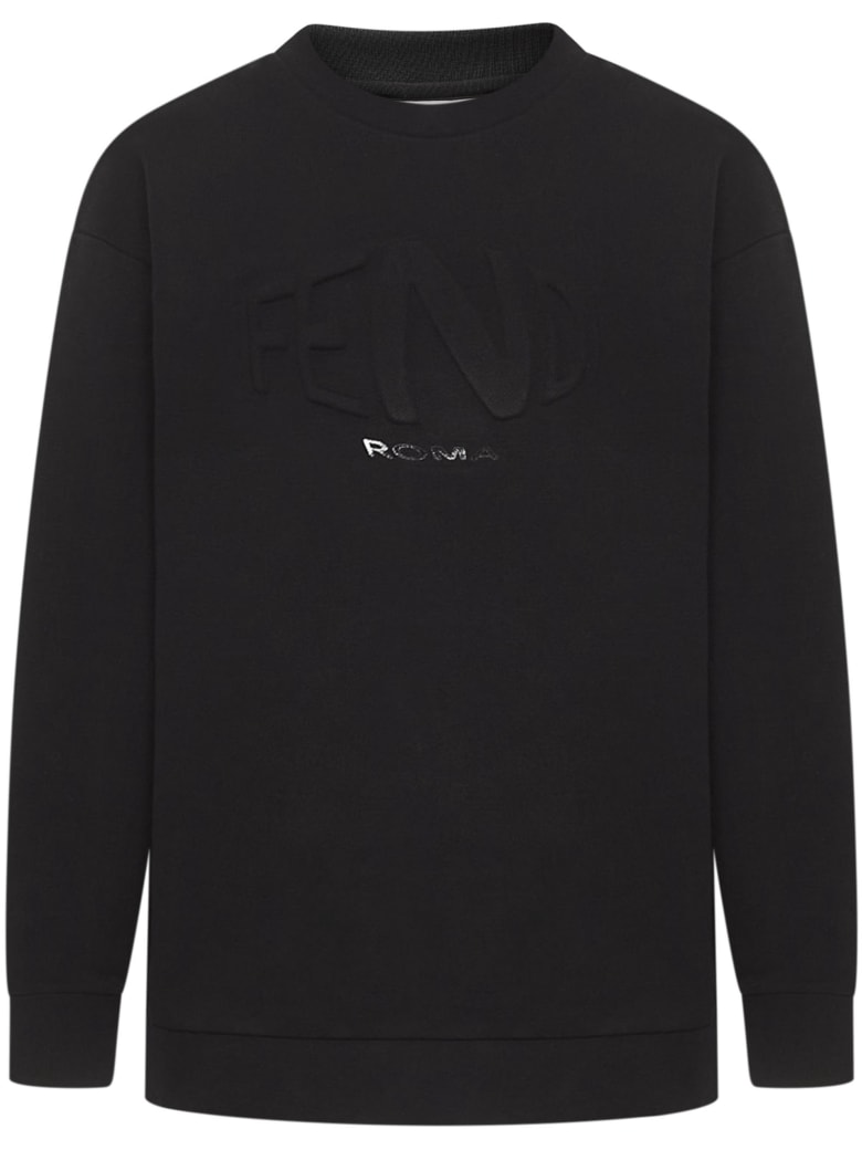 Fendi Kids Sweatshirts - Black