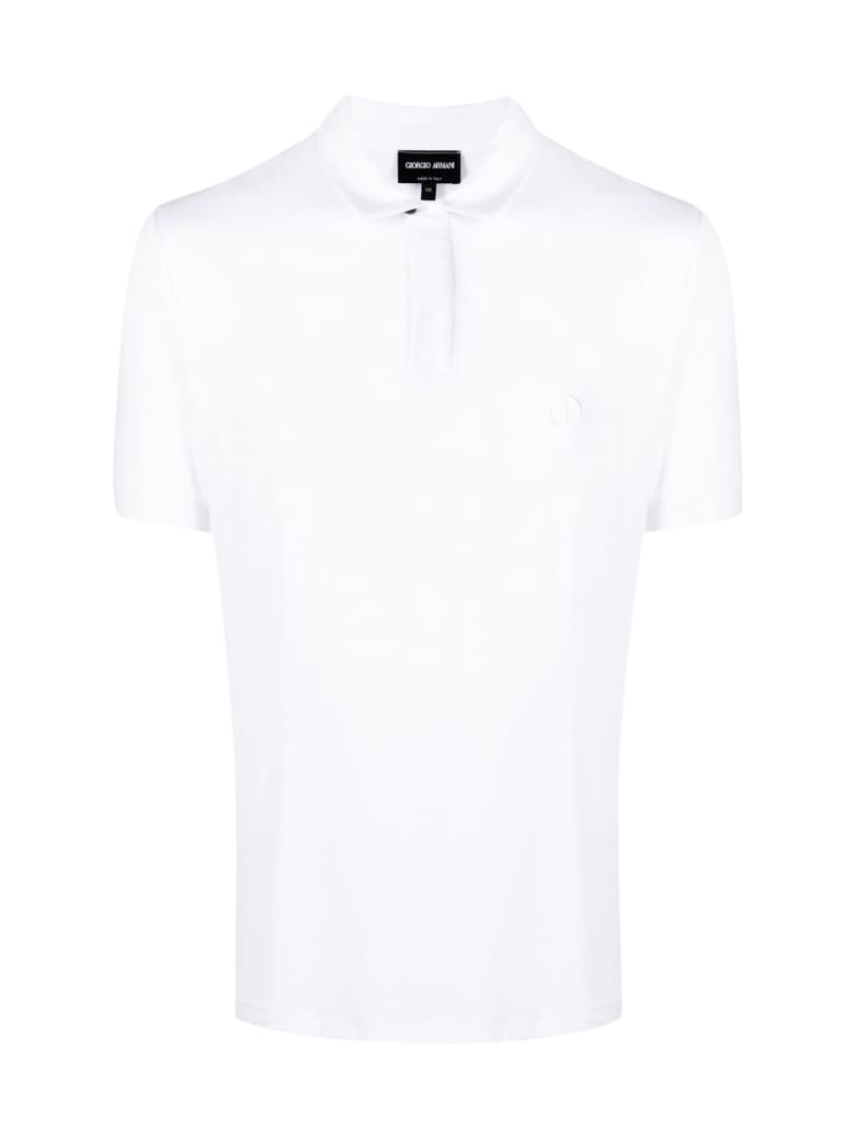 Giorgio Armani Ss Polo - White