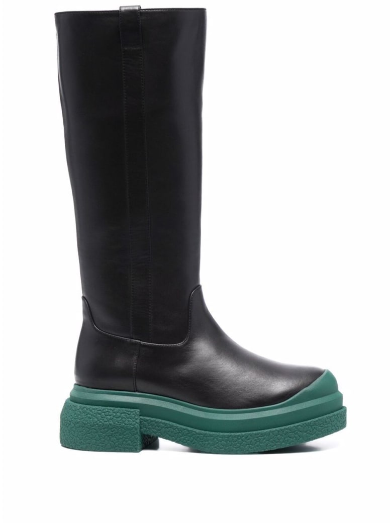stuart weitzman green boots