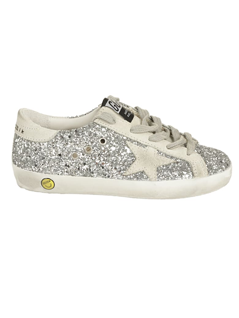 Golden Goose Super Star Glitter Upper Suede Star And Heel - 70136