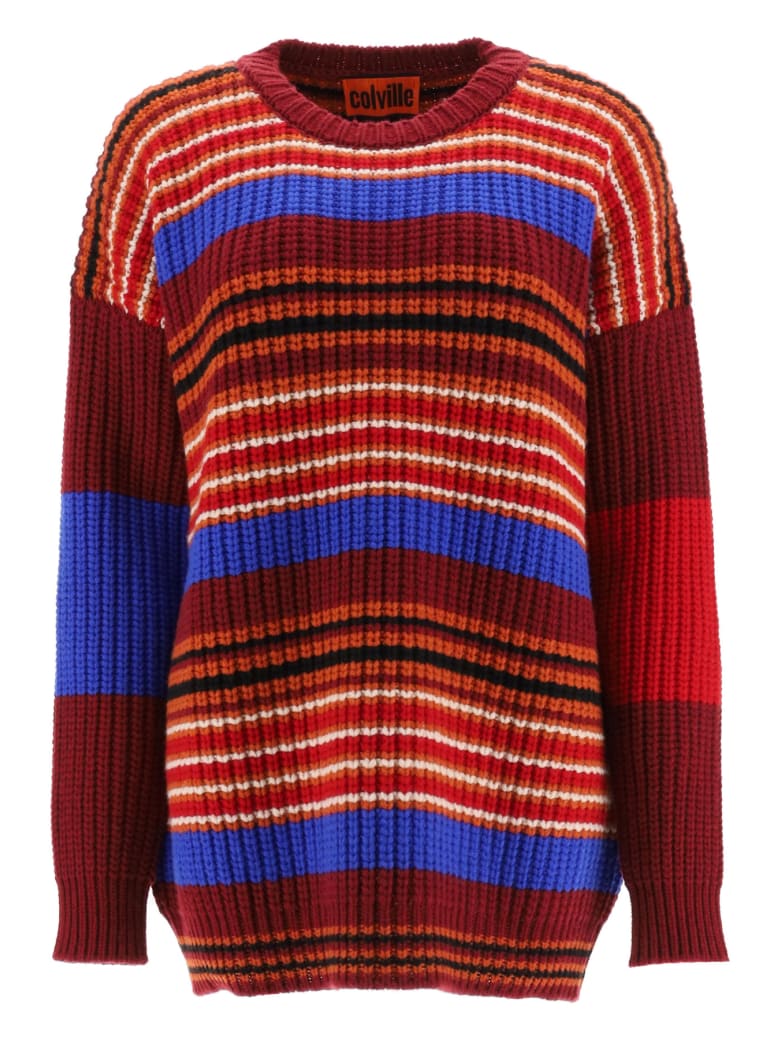 Colville Striped Sweater - MULTICOLOR (Red)