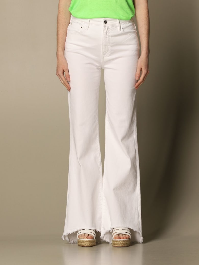 Cycle Jeans Wide 5-pocket Cycle Pants - White