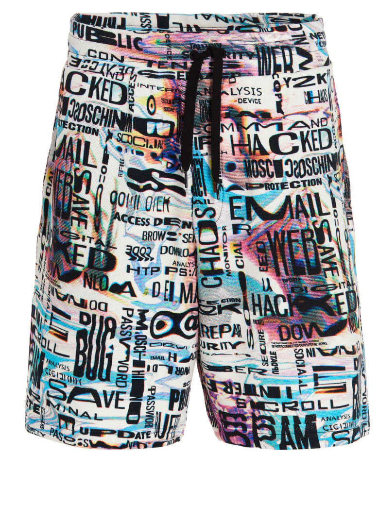 Moschino 'optical' Bermuda - Multicolor