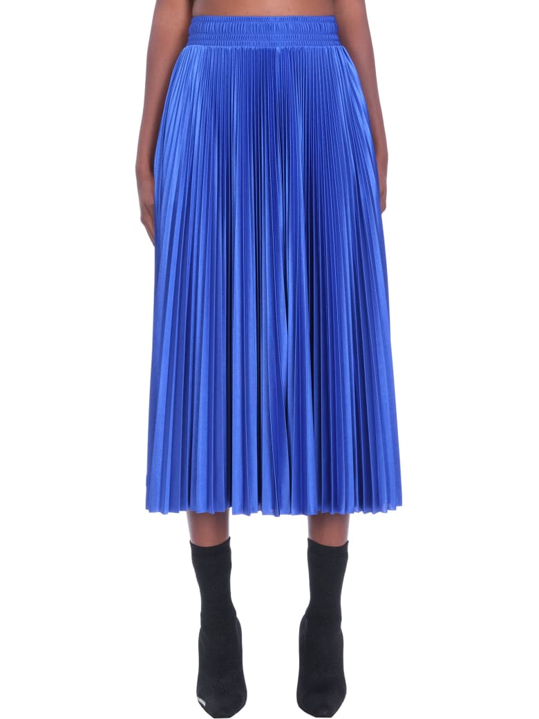Lager Fare gravid Balenciaga Skirt In Blue Polyester | italist, ALWAYS LIKE A SALE