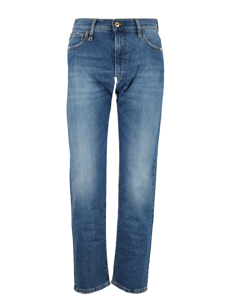 Cycle Tube Boyfriend Broken Jeans - MEDIUM DENIM