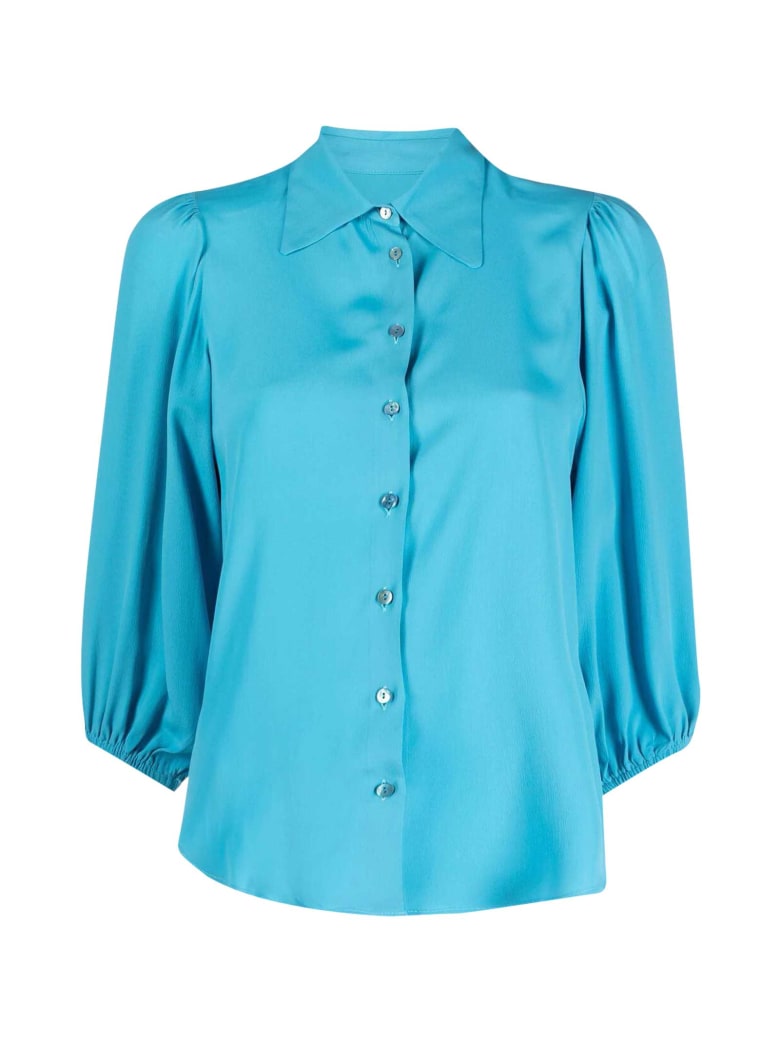 Merci Turquoise Blouse - Turchese