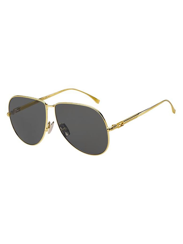 Fendi FF 0437/S Sunglasses - /ir Yellow Gold