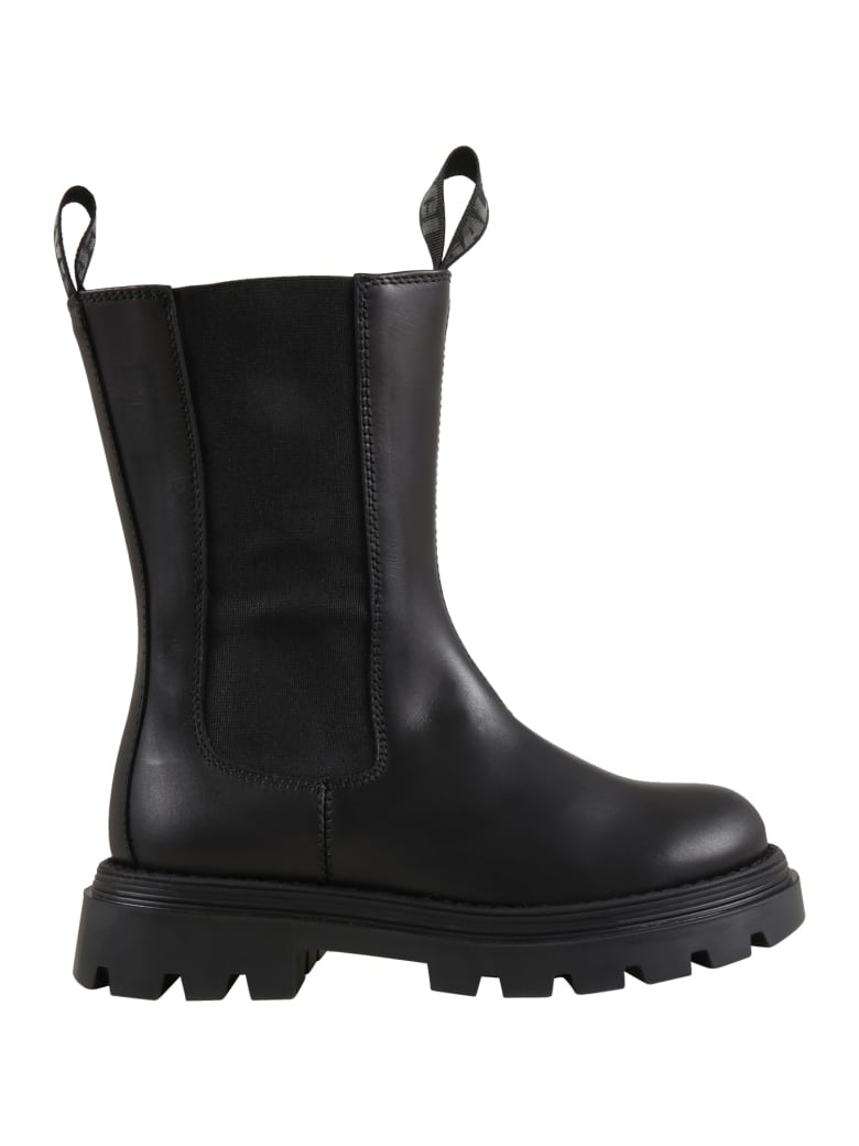 Gallucci Black Boots For Girl - Black