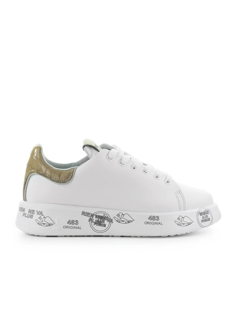 Premiata Fall Winter 19/20 belle sneakers in white and silver - BELLE 4026