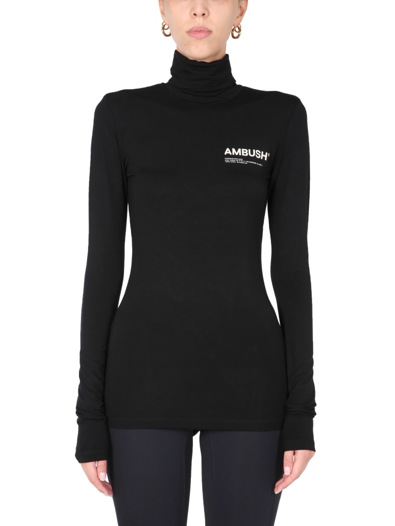 AMBUSH High Neck T-shirt - BLACK TOFU