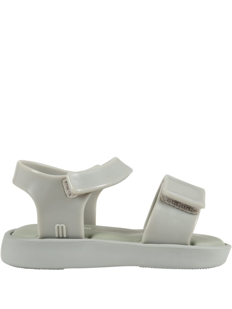 Melissa Green Sandals For Kids With Logo - Green