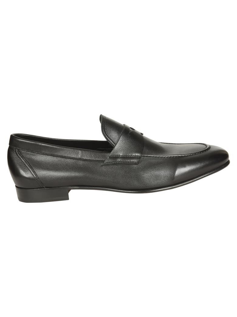 Eddy Monetti Classic Slip-On Loafers - Black