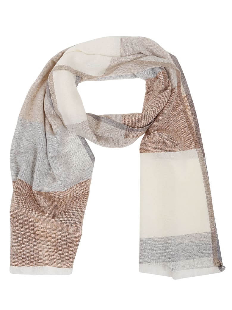 Eleventy Scarf - Bianco Sabbia Grigio Camm