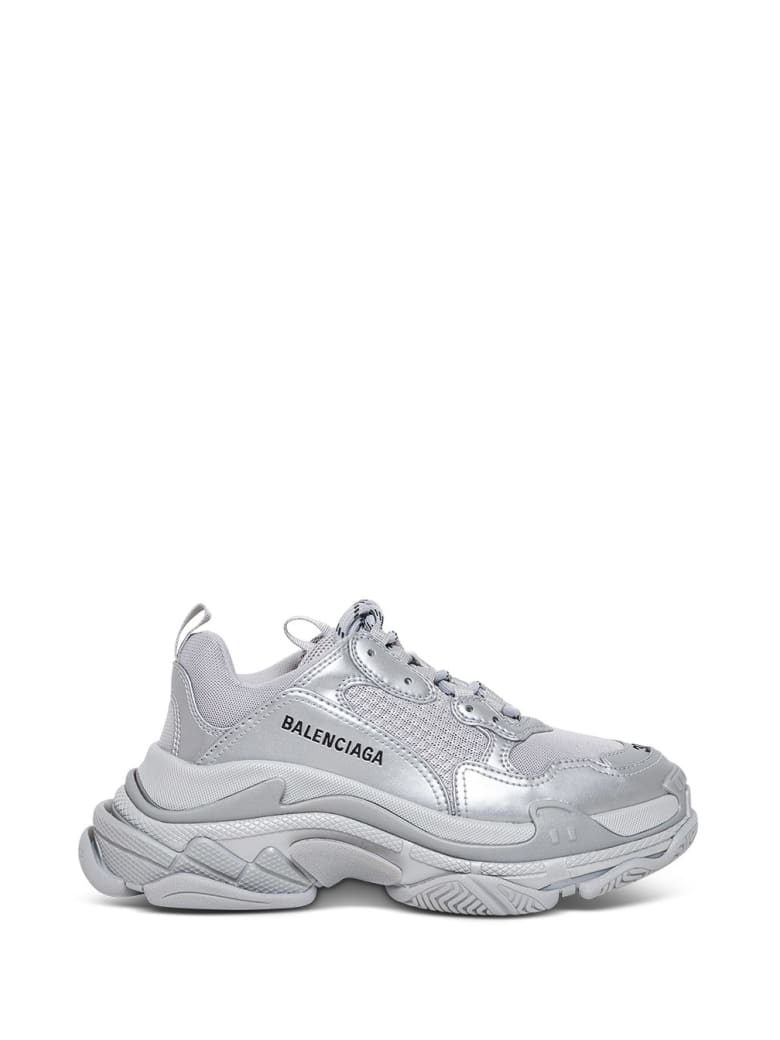 Balenciaga Triple S Clear Sole Sneakers - Metallic