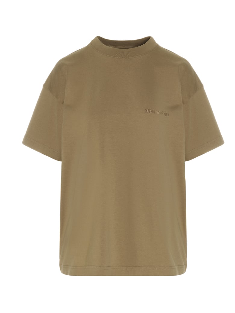 Balenciaga 'bb Corporate' T-shirt - Beige